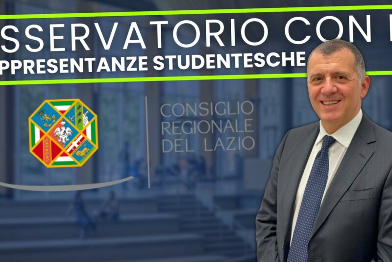 Regione Lazio, approvata la legge sull’Osservatorio servizi agli studenti: il commento di Marco Bertucci e Damiano Vulpiani di Azione Universitaria Sapienza