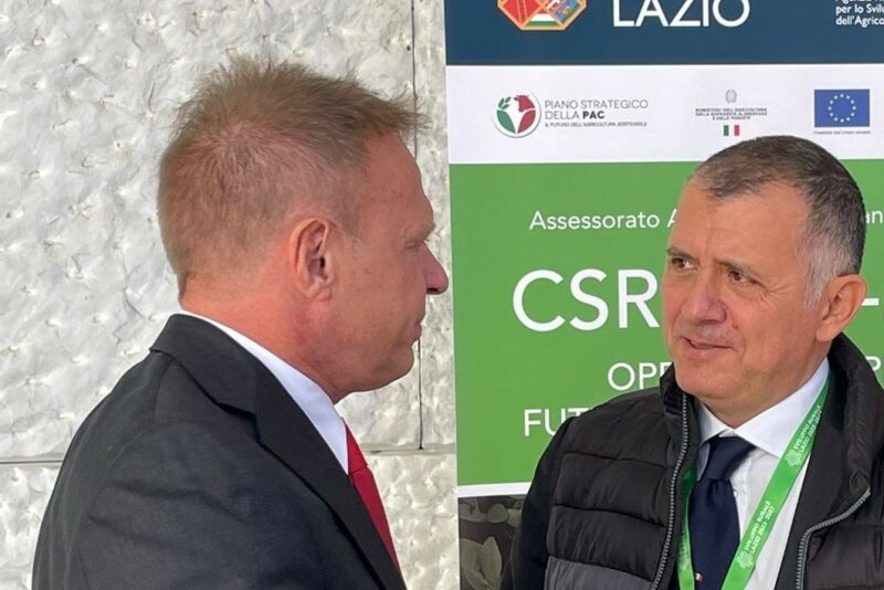 Regione Lazio, Bertucci: “Bandi Europei CSR 2023-2027, il futuro del nostro comparto agricolo all’insegna di sostenibilità ed innovazione”